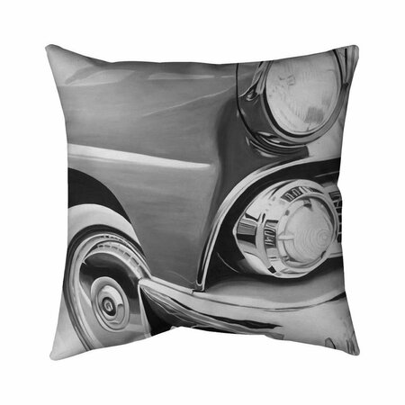 BEGIN HOME DECOR 26 x 26 in. Beautiful Old Car-Double Sided Print Indoor Pillow 5541-2626-TR61